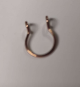 septum presión sencillo pequeño  Color: Oro rosa