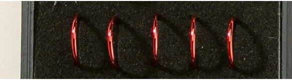 1 pieza aro de nariz Color:rojo