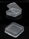 1 pieza caja de almacenamiento de joya transparente Color: transparente