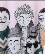 Hombres Camiseta con estampado de figura