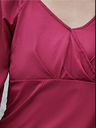Blusa manga larga guinda talla xs