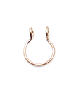 septum presión sencillo pequeño  Color: Oro rosa