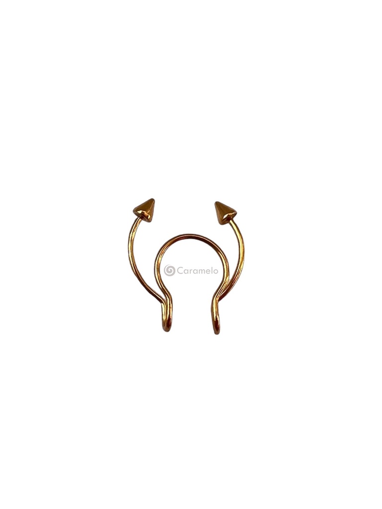 septum presion puntas Color:dorado