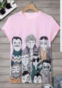 Hombres Camiseta con estampado de figura
